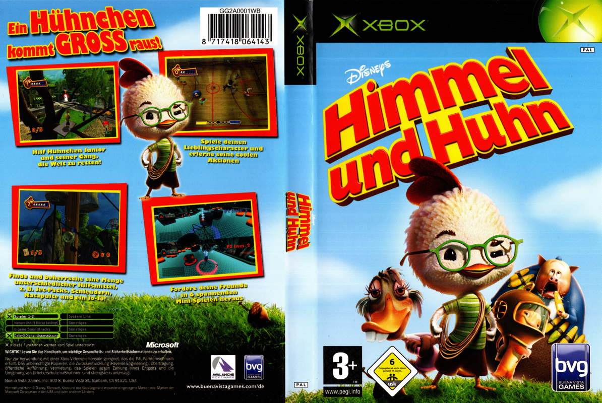 Chicken Little box art for Xbox